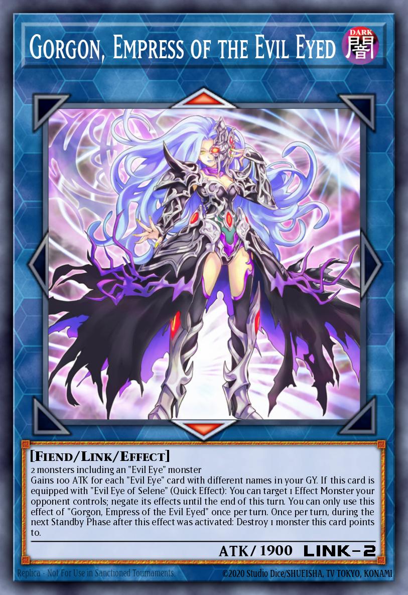 (177) YuGiOh TCG MP20: 2020 Tin of Lost Memories Mega Pack Single: Gorgon, Empress of the Evil Eyed  Rare