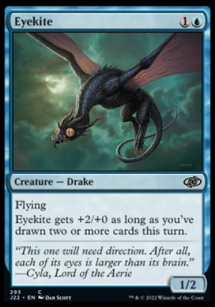 (293) Magic The Gathering Jumpstart 2022 Single: Eyekite  Common