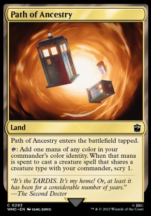 (293) Magic The Gathering Universes Beyond: Doctor Who Single: Path of Ancestry  Common