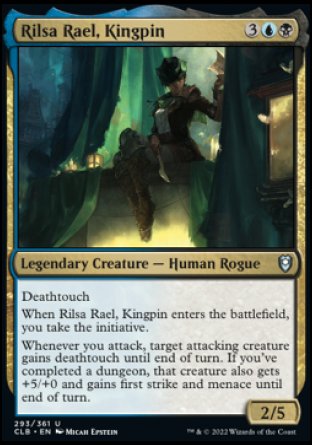 (293) Magic The Gathering Commander Legends: Battle for Baldur's Gate Single: Rilsa Rael, Kingpin  Uncommon
