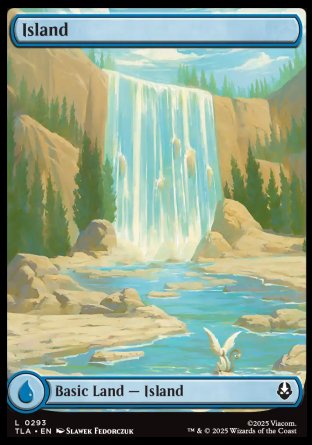 (293) Magic The Gathering Magic: The Gathering | Avatar: The Last Airbender Single: Island (V.3)  Land