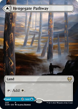 (293) Magic The Gathering Kaldheim: Extras Single: Hengegate Pathway // Mistgate Pathway  Rare