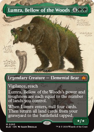 (293) Magic The Gathering Bloomburrow: Extras Single: Lumra, Bellow of the Woods (V.1)  Mythic