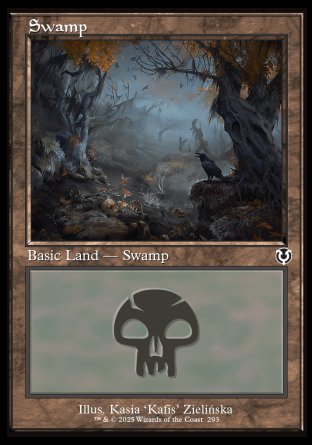 (293) Magic The Gathering Innistrad Remastered Single: Swamp (V.2)  Land