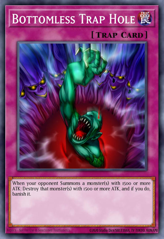 (201) YuGiOh TCG DB2: Dark Beginning 2 Single: Bottomless Trap Hole  Common