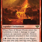 (294) Magic The Gathering The Lord of the Rings: Tales of Middle-earth: Extras Single: Fires of Mount Doom (V.1)  Rare