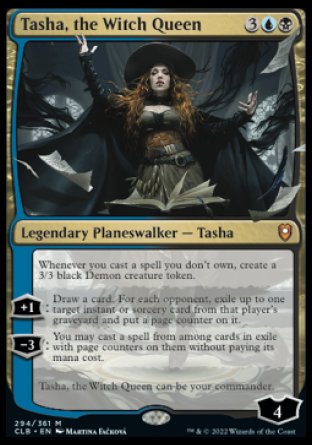 (294) Magic The Gathering Commander Legends: Battle for Baldur's Gate Single: Tasha, the Witch Queen Holo Mythic