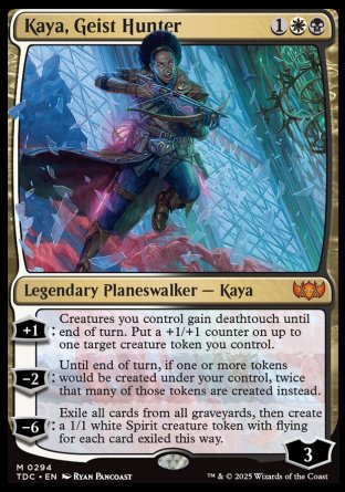 (294) Magic The Gathering Commander: Tarkir: Dragonstorm Single: Kaya, Geist Hunter  Mythic