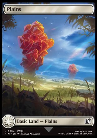 (294) Magic The Gathering Magic: The Gathering - FINAL FANTASY Single: Plains (V.1) Holo Land