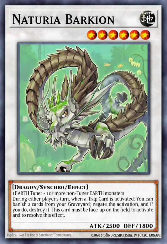 (243) YuGiOh TCG RA03: Quarter Century Bonanza Single: Naturia Barkion (V.1 - Platinum Secret Rare)  Platinum Secret Rare