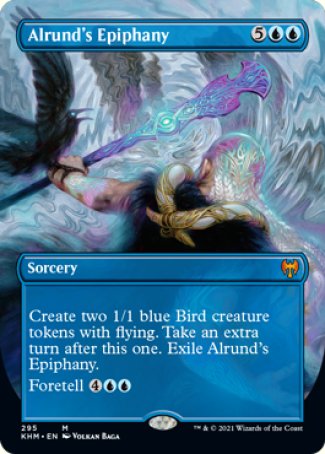 (295) Magic The Gathering Kaldheim: Extras Single: Alrund's Epiphany  Mythic
