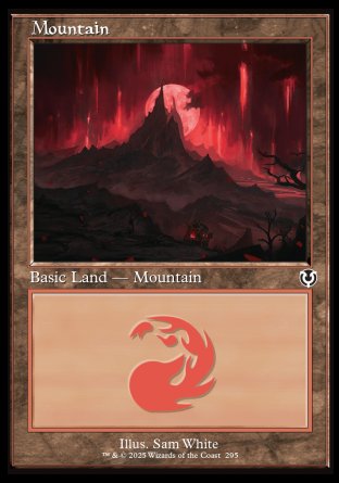 (295) Magic The Gathering Innistrad Remastered Single: Mountain (V.2)  Land