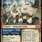 (295) Magic The Gathering Wilds of Eldraine: Extras Single: Scalding Viper // Steam Clean Holo Rare
