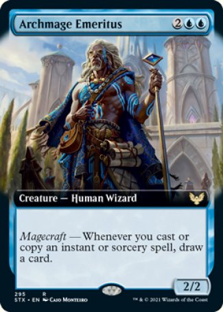 (295) Magic The Gathering Strixhaven: School of Mages: Extras Single: Archmage Emeritus Holo Rare