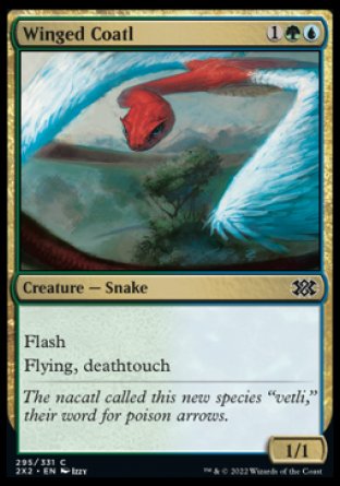 (295) Magic The Gathering Double Masters 2022 Single: Winged Coatl  Common