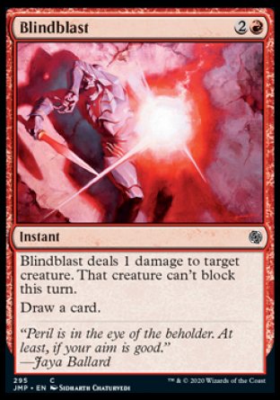 (295) Magic The Gathering Jumpstart Single: Blindblast  Common