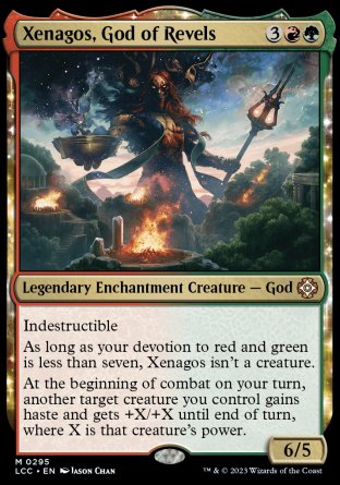 (295) Magic The Gathering Commander: The Lost Caverns of Ixalan Single: Xenagos, God of Revels  Mythic
