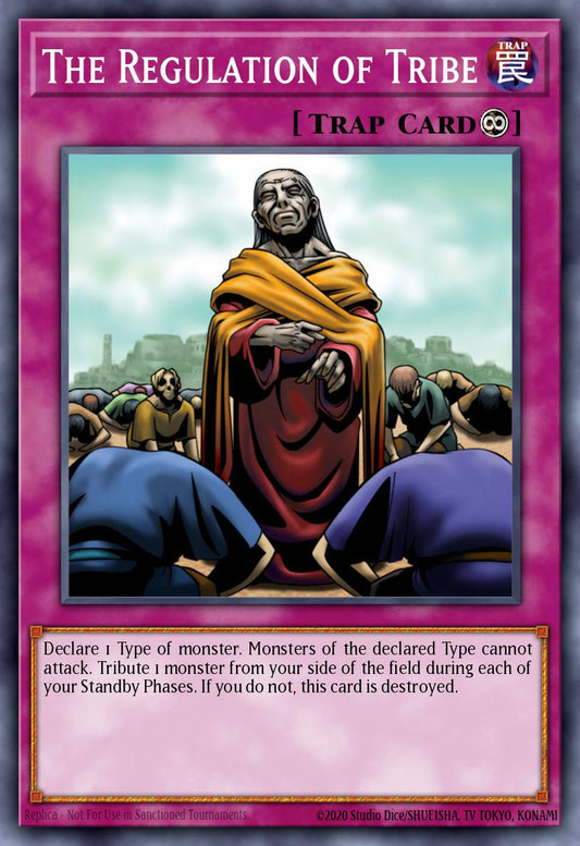 (EN027) YuGiOh TCG PSV: Pharaoh's Servant Single: The Regulation of Tribe (V.3 - Common)  Common