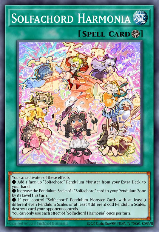 (024) YuGiOh TCG ANGU: Ancient Guardians Single: Solfachord Harmonia  Super Rare