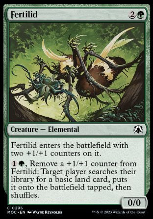 (296) Magic The Gathering Commander: March of the Machine Single: Fertilid  Common