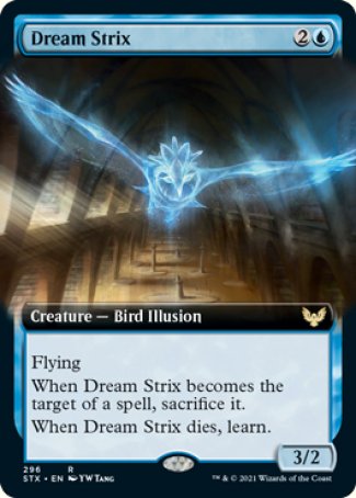 (296) Magic The Gathering Strixhaven: School of Mages: Extras Single: Dream Strix  Rare