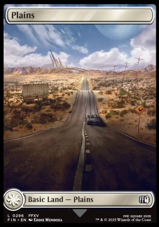 (296) Magic The Gathering Magic: The Gathering - FINAL FANTASY Single: Plains (V.3)  Land