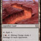 (297) Magic The Gathering Commander: Duskmourn: House of Horror Single: Shivan Gorge  Rare