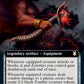 (297) Magic The Gathering Commander: Adventures in the Forgotten Realms: Extras Single: Wand of Orcus  Rare