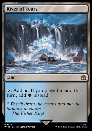 (297) Magic The Gathering Universes Beyond: Doctor Who Single: River of Tears  Rare