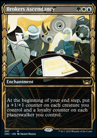 (297) Magic The Gathering Streets of New Capenna: Extras Single: Brokers Ascendancy (V.1)  Rare