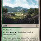 (297) Magic The Gathering Commander: The Lord of the Rings: Tales of Middle-earth Single: Brushland  Rare