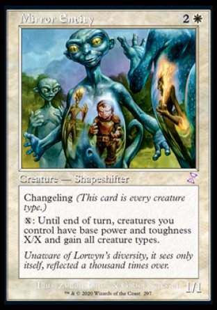 (297) Magic The Gathering Time Spiral Remastered: Extras Single: Mirror Entity  Time Shifted
