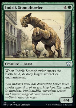 (297) Magic The Gathering Commander: Streets of New Capenna Single: Indrik Stomphowler  Uncommon