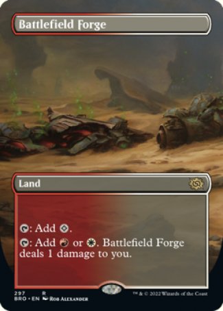 (297) Magic The Gathering The Brothers' War: Extras Single: Battlefield Forge  Rare