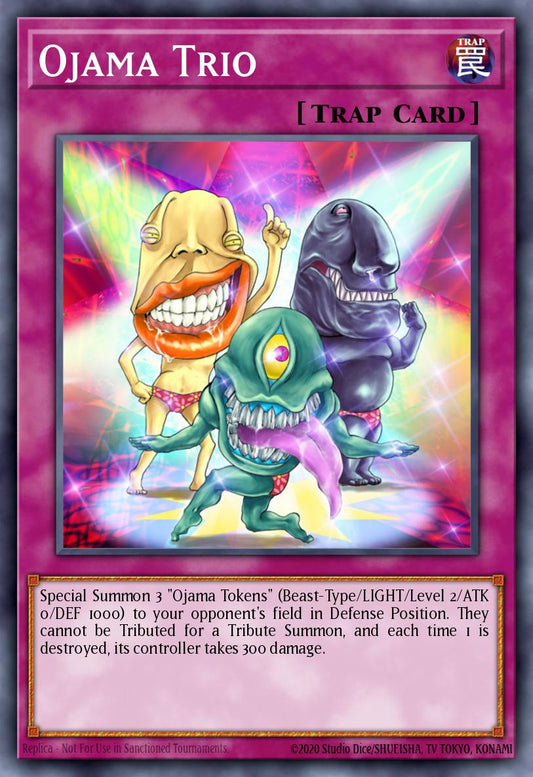 (EN047) YuGiOh TCG DCR: Dark Crisis Single: Ojama Trio (V.2 - Common)  Common