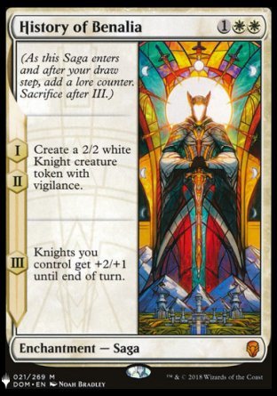 (021) Magic The Gathering The List Single: History of Benalia  Mythic