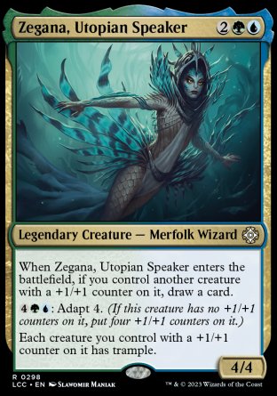 (298) Magic The Gathering Commander: The Lost Caverns of Ixalan Single: Zegana, Utopian Speaker  Rare