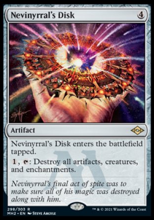 (298) Magic The Gathering Modern Horizons 2 Single: Nevinyrral's Disk (V.2)  Rare