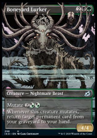 (298) Magic The Gathering Ikoria: Lair of Behemoths: Extras Single: Boneyard Lurker  Uncommon