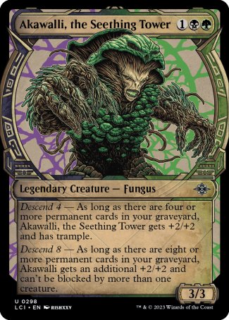 (298) Magic The Gathering The Lost Caverns of Ixalan: Extras Single: Akawalli, the Seething Tower  Uncommon