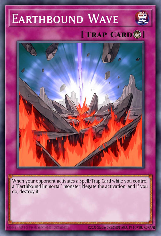 (070) YuGiOh TCG SOVR: Stardust Overdrive Single: Earthbound Wave  Common
