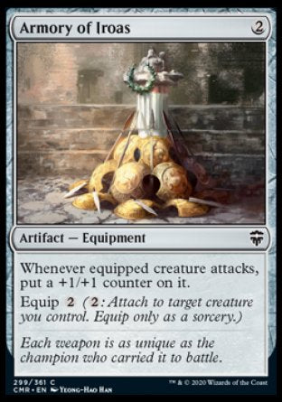 (299/361) Magic The Gathering Commander Legends Single: Armory of Iroas Holo Common