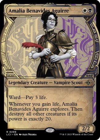 (299) Magic The Gathering The Lost Caverns of Ixalan: Extras Single: Amalia Benavides Aguirre Holo Rare