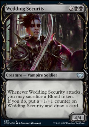 (299) Magic The Gathering Innistrad: Crimson Vow: Extras Single: Wedding Security  Uncommon