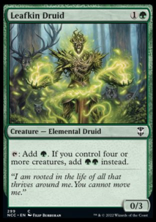(299) Magic The Gathering Commander: Streets of New Capenna Single: Leafkin Druid  Common