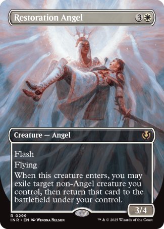 (299) Magic The Gathering Innistrad Remastered: Extras Single: Restoration Angel Holo Rare