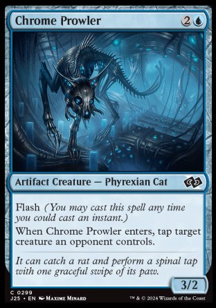 (299) Magic The Gathering Foundations Jumpstart Single: Chrome Prowler  Common