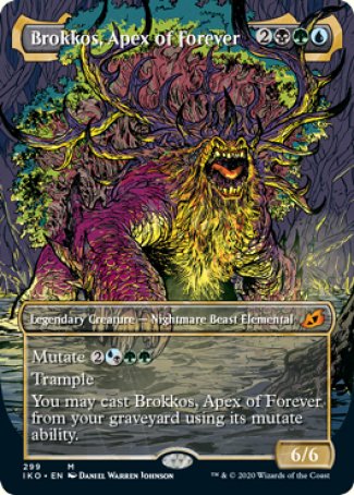 (299) Magic The Gathering Ikoria: Lair of Behemoths: Extras Single: Brokkos, Apex of Forever (V.1)  Mythic