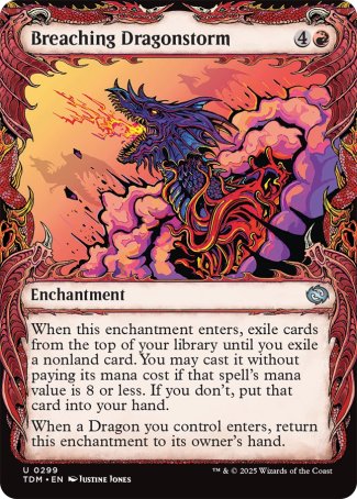 (299) Magic The Gathering Tarkir: Dragonstorm: Extras Single: Breaching Dragonstorm  Uncommon