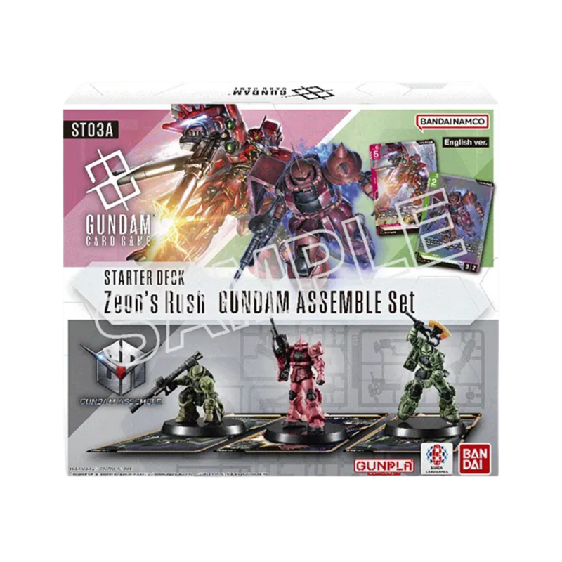 Gundam TCG X Gundam Assemble: Starter Deck Zeon's Rush ST03A